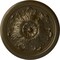 Ekena Millwork Legacy Acanthus Ceiling Medallion (Fits Canopies up to 3 1/2"), Hnd-Painted Brass, 12 3/4"OD x 7/8"P CM12LEBRS - alternate 1